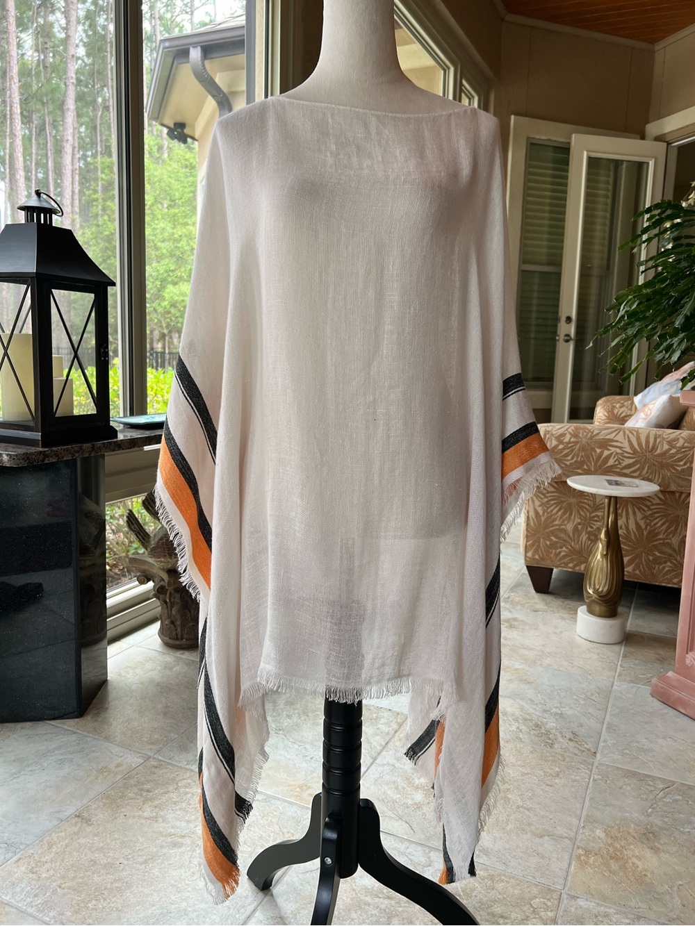 Rag & Bone Lightweight Poncho, One Size.